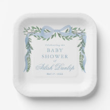 Elegante Blauwe Boog met het Baby shower van de Gr
