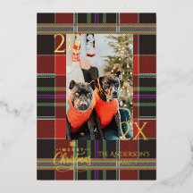 Elegante Blauwe Buffalo Plaid Kerstmis