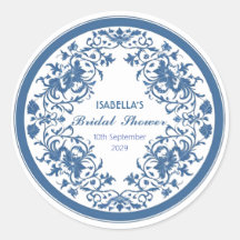 Elegante blauwe chinoiserie Victoriaanse Chinese b