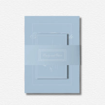 Elegante blauwe diamanten bruiloft