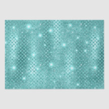 Elegante Blauwe Diamanten Metallic Glitter Patroon