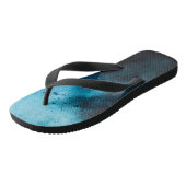 elegante blauwe en donkere heren slippers teenslippers (Schuin)
