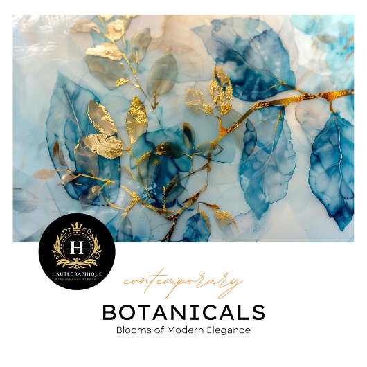 Elegante blauwe en gouden blad weefsel decoupage tissuepapier