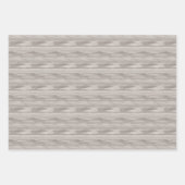 Elegante Blauwe en Grijze Sneeuw Rendier Kerstmis Inpakpapier Vel (Voorkant 2)