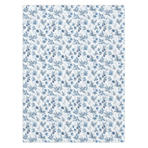 Elegante blauwe en witte den en Holly Christmas