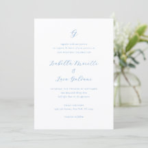 Elegante Blauwe en Witte Kust Chic Bruiloft
