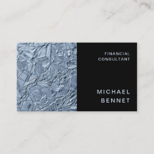 Elegante Blauwe Financieel Adviseur