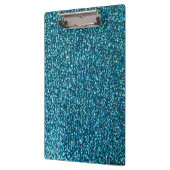 Elegante blauwe glitter klembord (Links)