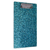 Elegante blauwe glitter klembord (Rechts)