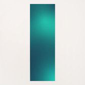 Elegante blauwe gradiënt kleur yoga mat (Voorkant)