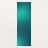 Elegante blauwe gradiënt kleur yoga mat (Achterkant)
