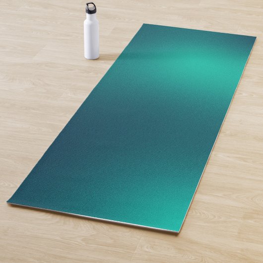 Elegante blauwe gradiënt kleur yoga mat