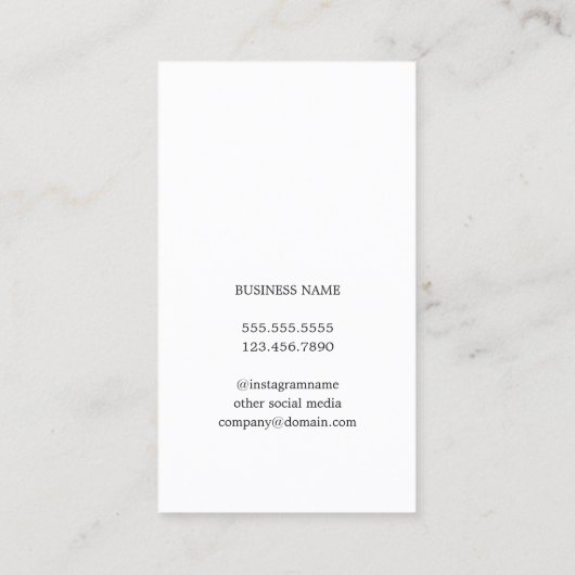 Elegante blauwe grijze kant interieurontwerper visitekaartje (Achterkant)