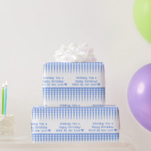 Elegante blauwe hart tinsels, gepersonaliseerde ve