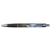 Elegante blauwe Horizon Pen (Achterkant)