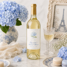 Elegante Blauwe Hortensia Bruidsfeest