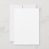 Elegante Blauwe Hortensia Foto Save the Date (Achterkant)