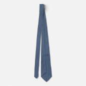 Elegante blauwe houtnerf stropdas (Achterkant)