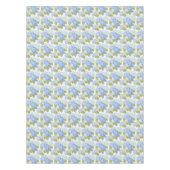 Elegante Blauwe Hydrangea Bloemenpatroon Tafelkleed (Voorkant)