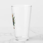 Elegante Blauwe Kerstbal Barware Glas (Links)