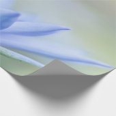 Elegante Blauwe Lotus Cadeaupapier (Hoek)