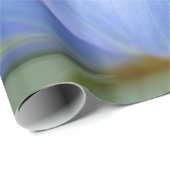 Elegante Blauwe Lotus Cadeaupapier (Rol Hoek)