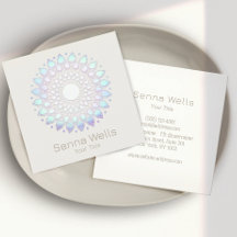 Elegante blauwe lotusbloem Mandala