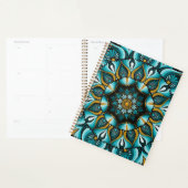 Elegante blauwe mandala | Heilige Geometrie Boho | Planner (Display)