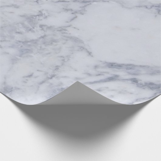 elegante blauwe marmer cadeaupapier (Hoek)