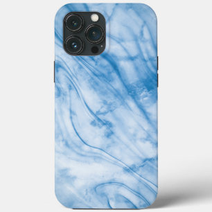 Elegante Blauwe Marmer Case-Mate iPhone Case