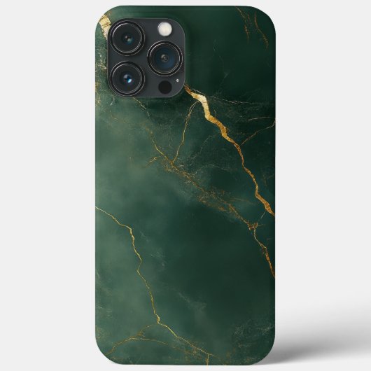Elegante blauwe marmeren iPhone / iPad hoes (Achterkant)