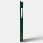 Elegante blauwe marmeren iPhone / iPad hoes (Achterkant / Links)