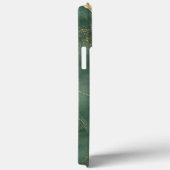 Elegante blauwe marmeren iPhone / iPad hoes (Achterkant / Rechts)