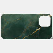 Elegante blauwe marmeren iPhone / iPad hoes (Achterkant (horizontaal))