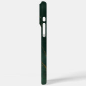 Elegante blauwe marmeren iPhone / iPad hoes (Achterkant / Links)