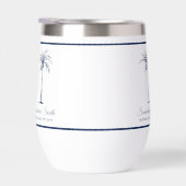 Elegante Blauwe Palmboom Persoonlijk (Rechts)
