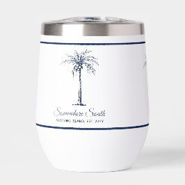Elegante Blauwe Palmboom Persoonlijk