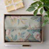 Elegante Blauwe Pauw Decoupage Tissuepapier (Geschenk)