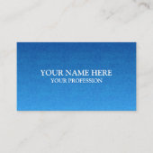 Elegante Blauwe Professionele Moderne Visitekaart Visitekaartje (Voorkant)