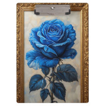 Elegante Blauwe Roos tentoongesteld in Sierlijke G