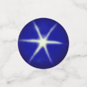 Elegante Blauwe Safferiet Edelstenen Confetti (Kleine voorkant)