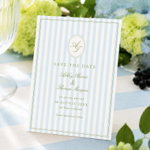 Elegante Blauwe & Salie Huwelijk