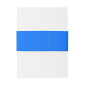 Elegante Blauwe Scriptie Bruiloft Uitnodigingen Wikkel (Achterkant Voorbeeld)