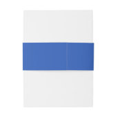 Elegante Blauwe Scriptie Bruiloft Uitnodigingen Wikkel (Achterkant Voorbeeld)