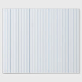Elegante blauwe strepen wikkel papier rol (Vlak)