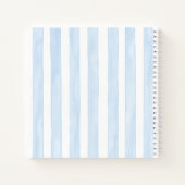 Elegante Blauwe Strik Kant Jongen Notitieboek (Achterkant)