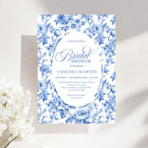 Elegante blauwe toile rose bloem bruiloft feest ui