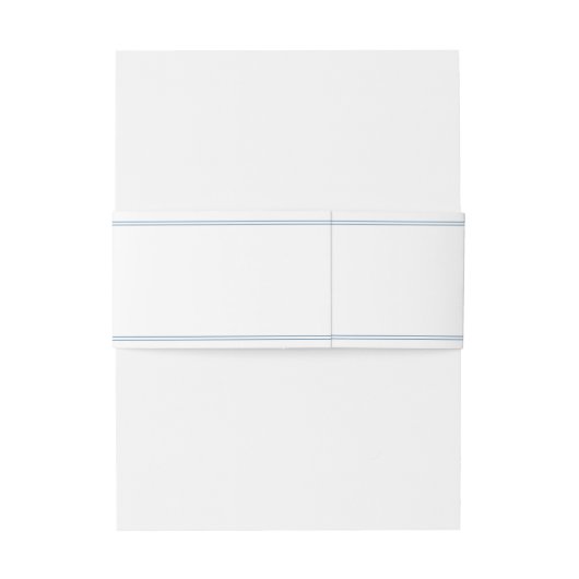 Elegante Blauwe Victoriaans Crest bruiloft uitnodi Uitnodigingen Wikkel (Achterkant Voorbeeld)