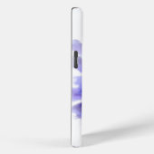 Elegante Blauwe waterverf roos Blauwe Bloemenkunst Case-Mate iPhone Case (Achterkant / Rechts)