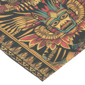 Elegante Blauwgroen "Aztec Dream" eettafel runner Medium Tafelloper (Hoek)